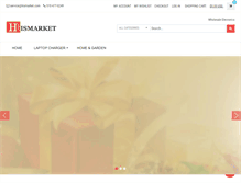 Tablet Screenshot of hismarket.com